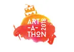 Colorful logo for Art-a-thon 2018